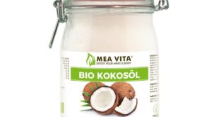 MeaVita Bio Kokosöl auf weissem Grund